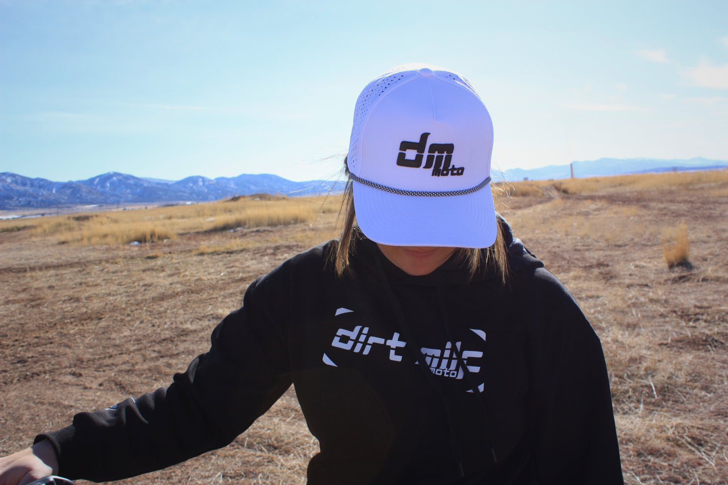 DM MOTO Black Pullover Hoodie