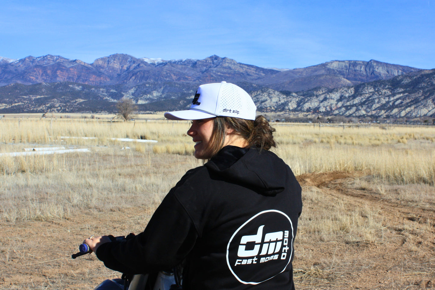 DM MOTO Black Pullover Hoodie