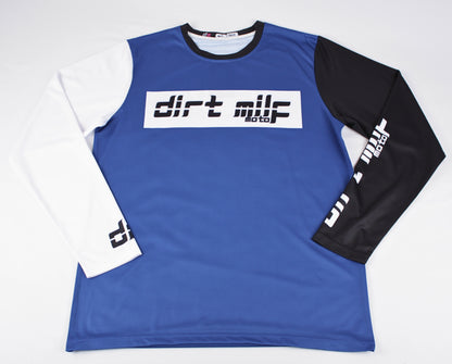 Blockline Navy Dirt MILF MX Jersey
