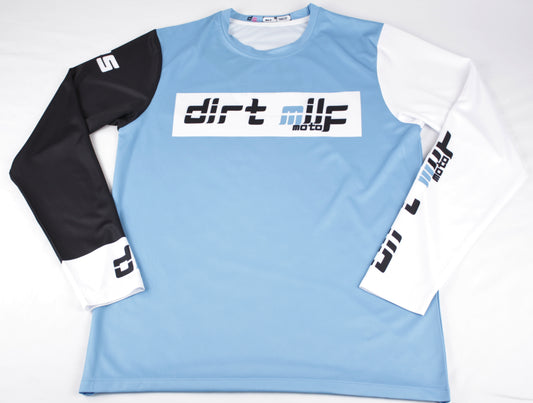 Blockline Blue Dirt MILF MX Jersey