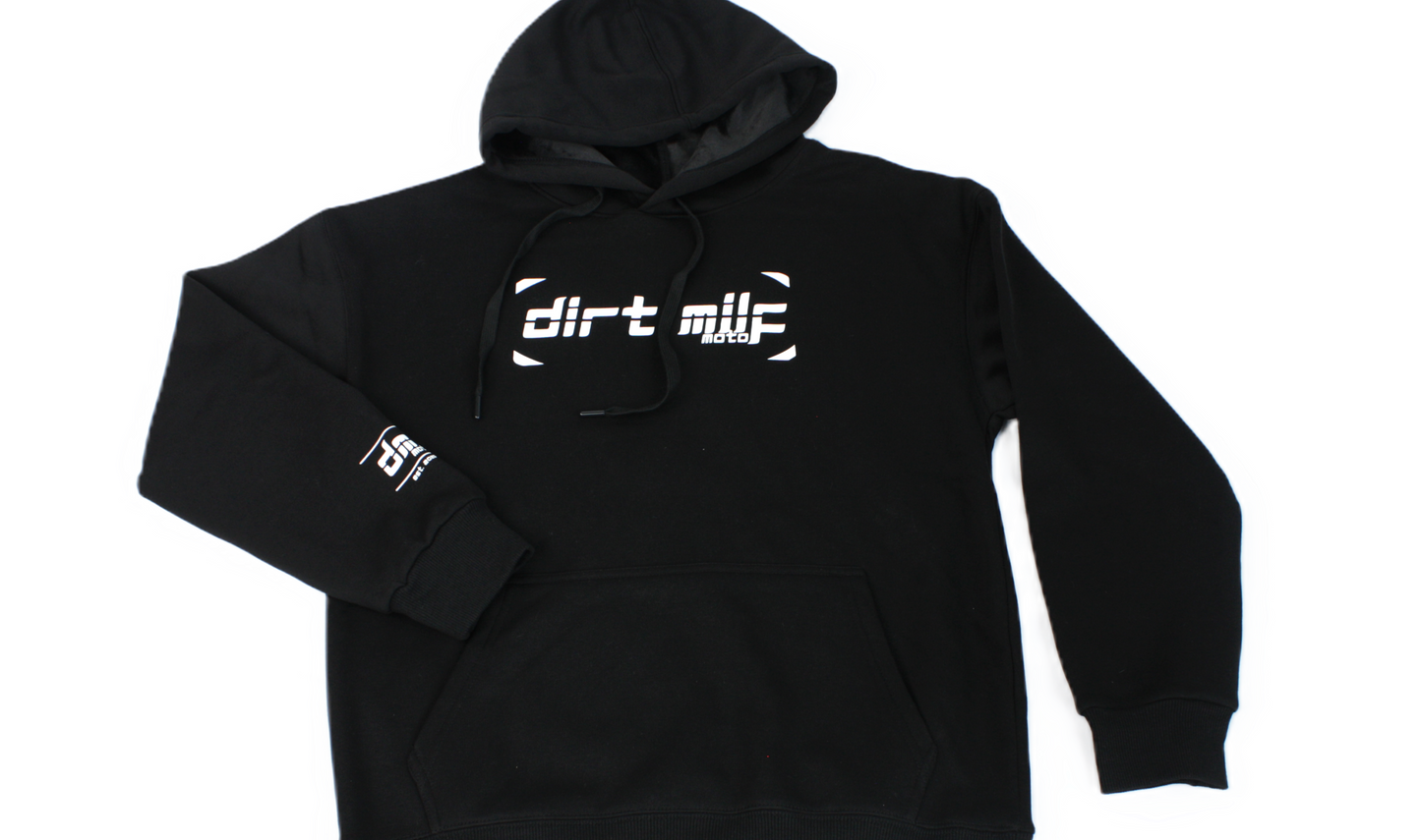 DM MOTO Black Pullover Hoodie