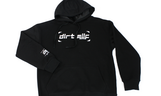 DM MOTO Black Pullover Hoodie