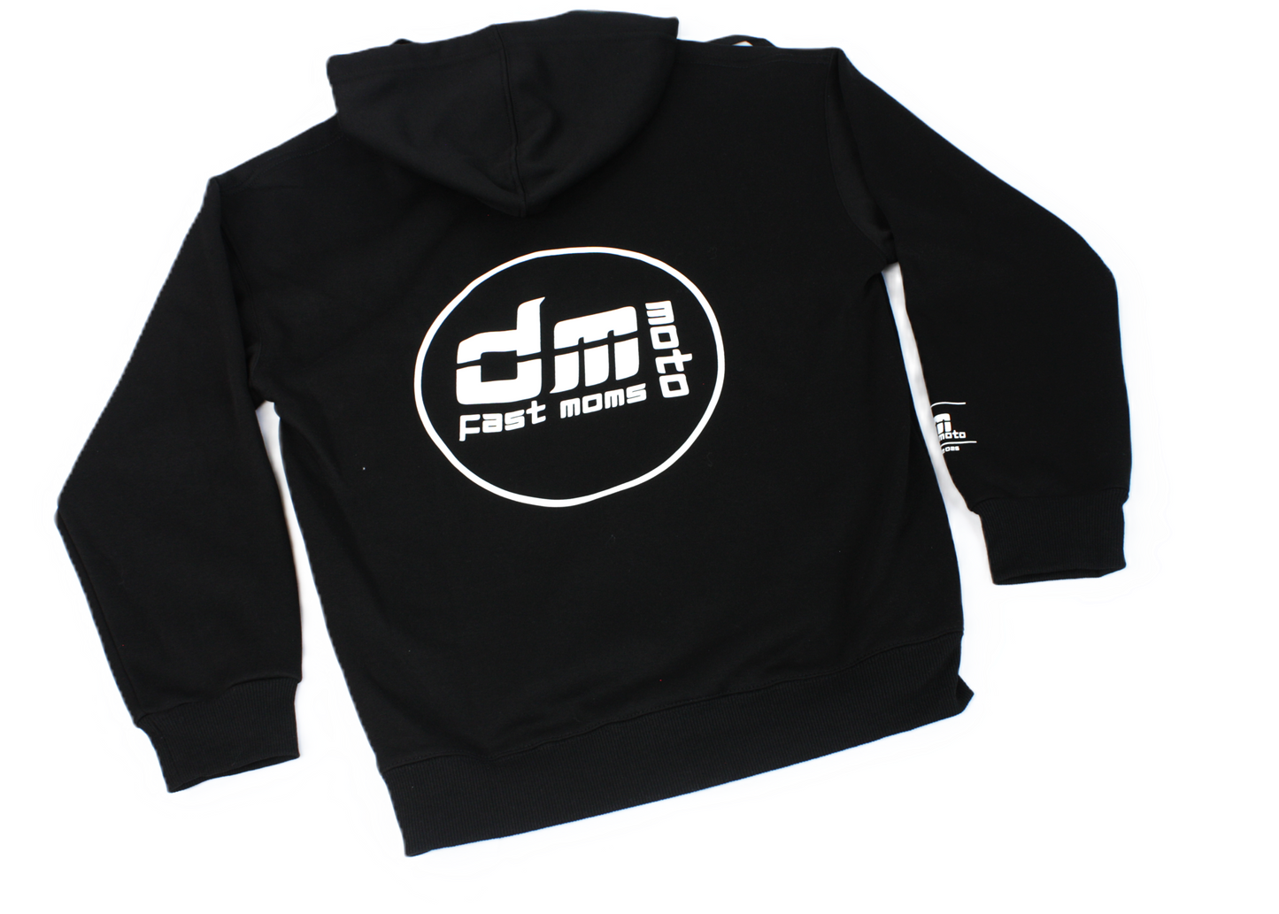 DM MOTO Black Pullover Hoodie