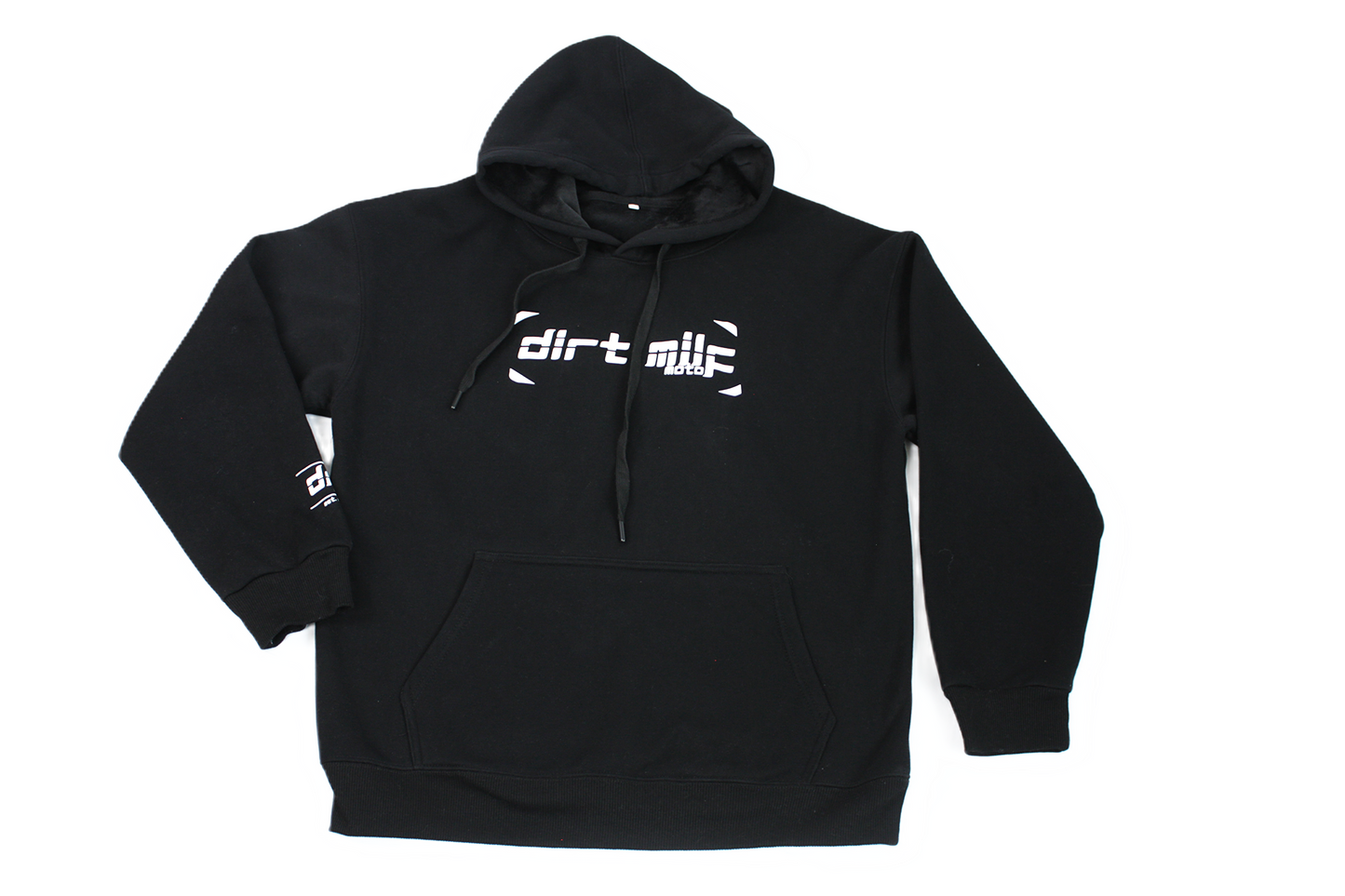 DM MOTO Black Pullover Hoodie