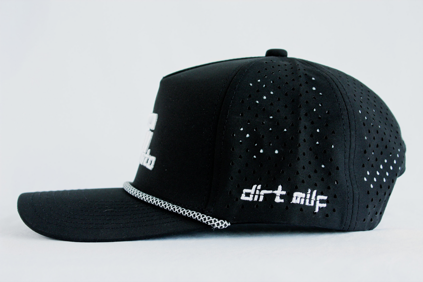 Black DM Moto Hat