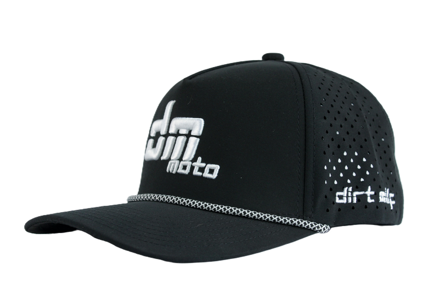 Black DM Moto Hat