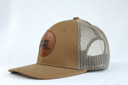 Brown Patch Trucker Hat