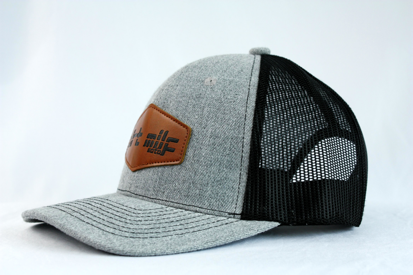 Gray Patch Trucker Hat