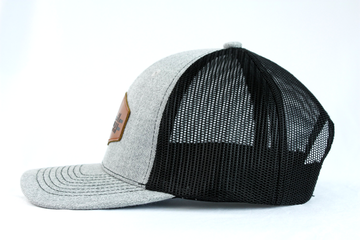Gray Patch Trucker Hat