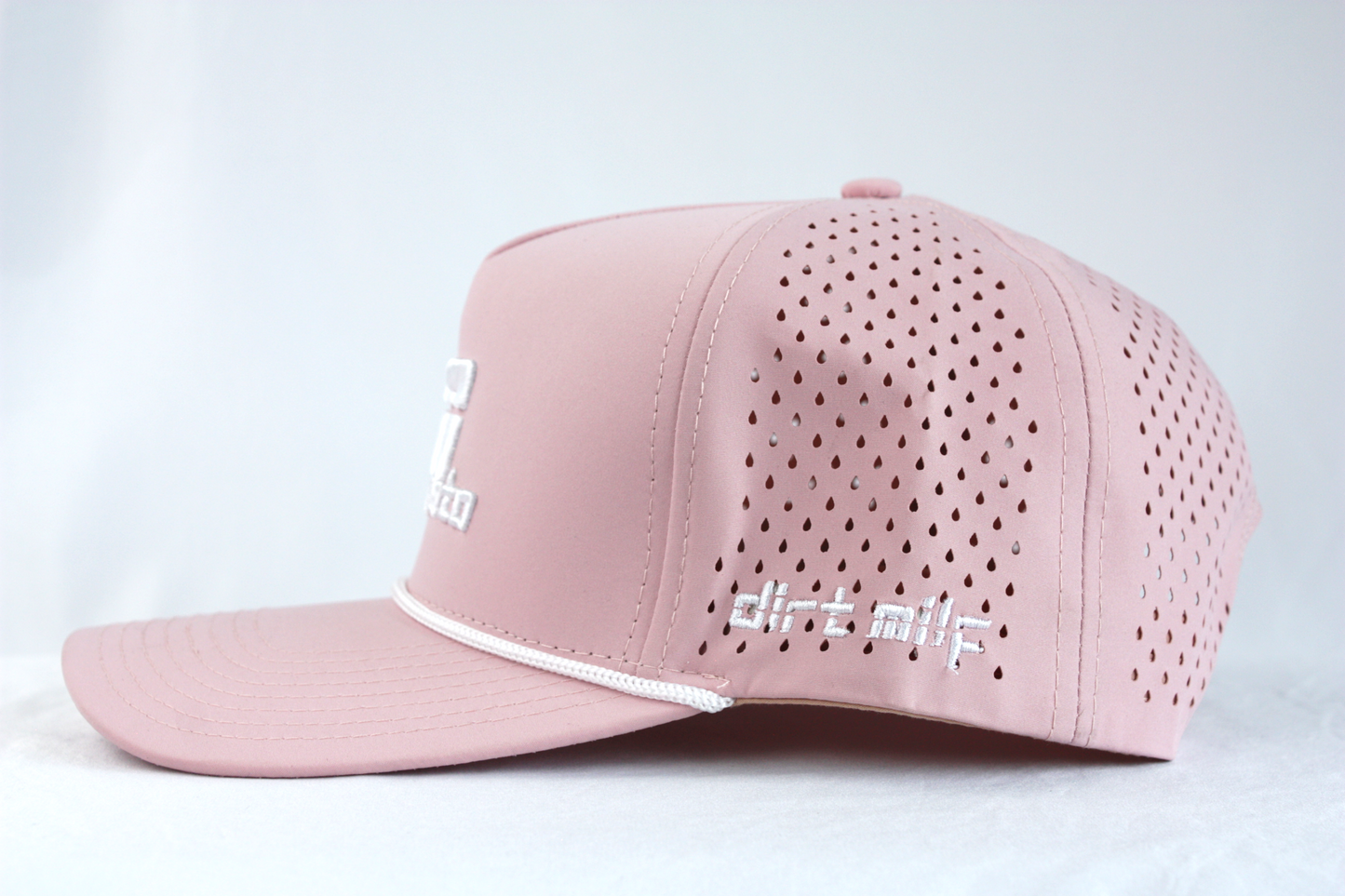 Light Pink DM Moto Hat