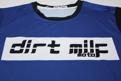 Blockline Navy Dirt MILF MX Jersey