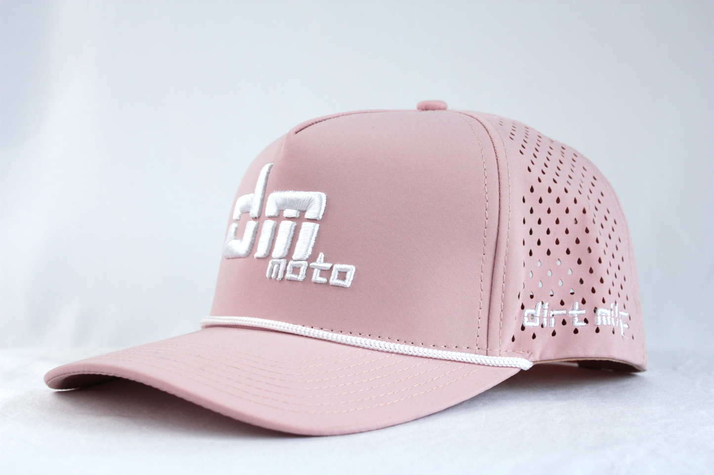 Light Pink DM Moto Hat